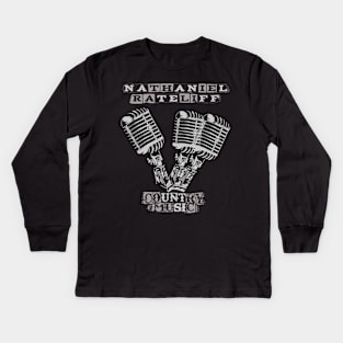 Nathaniel rateliff music Kids Long Sleeve T-Shirt